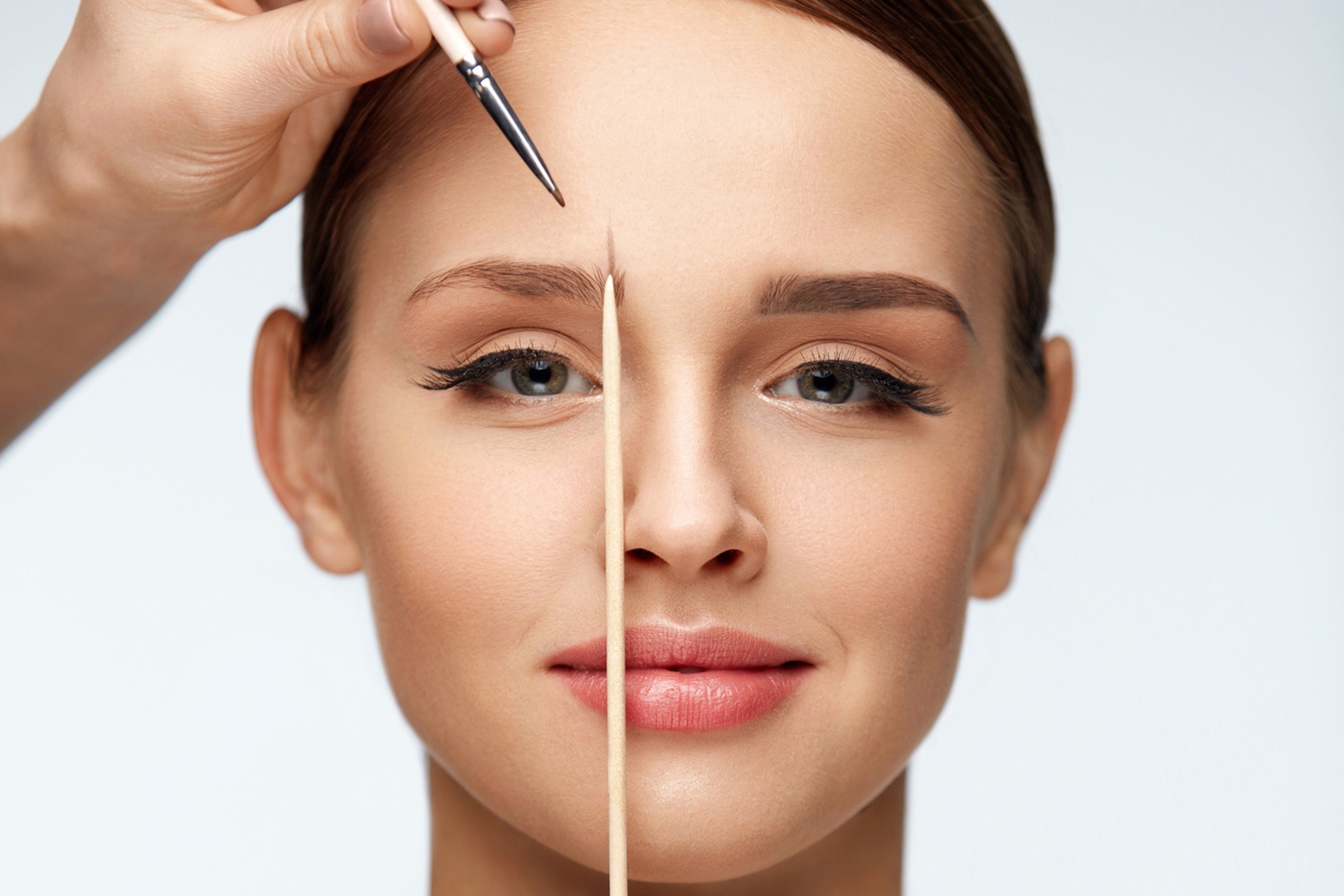 Augenbrauen Korrektur